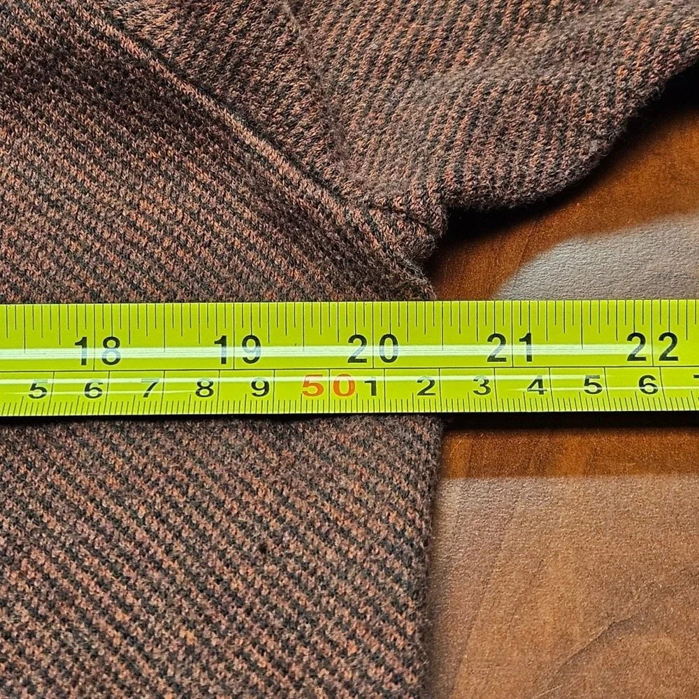 Jos. A. Bank Reserve Cotton Cashmere Quarter Zip Sweater Brown M Old Money‎ EUC